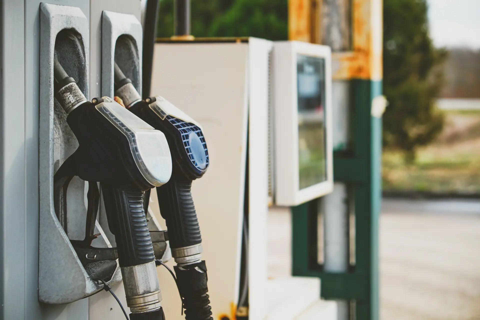 Gas station fuel pump site study for commercial retail site selection and traffic analysis